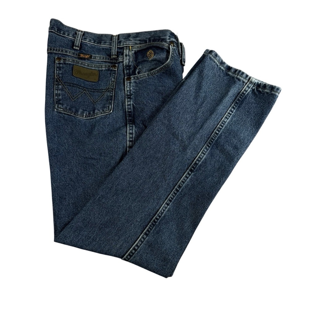 WRANGLER George Strait Jeans Mens 36x32 Blue Cowboy Cut Original 13MGSSW